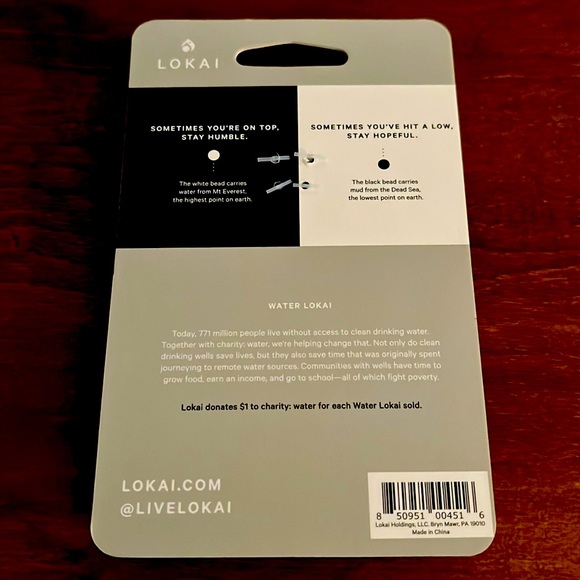 Lokai Charity : Water Bracelet Size M NWT - Picture 2 of 2